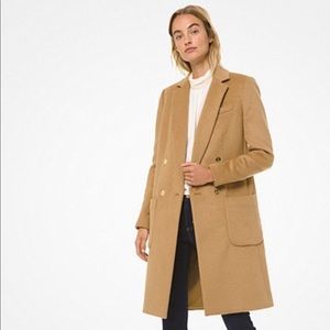 🔥 MICHAEL Michael Kors Tan Gold Trench Coat